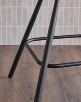 Marlow champagne velvet bar stool