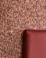 Miles toffee red mixed material occasional chair