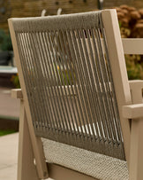 Minori natural garden dining armchairs