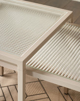 Minori natural garden nest of coffee tables