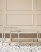 Minori natural garden nest of coffee tables