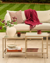 Minori natural garden nest of coffee tables
