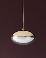 Nina soft gold with clear glass LED adjustable single pendant