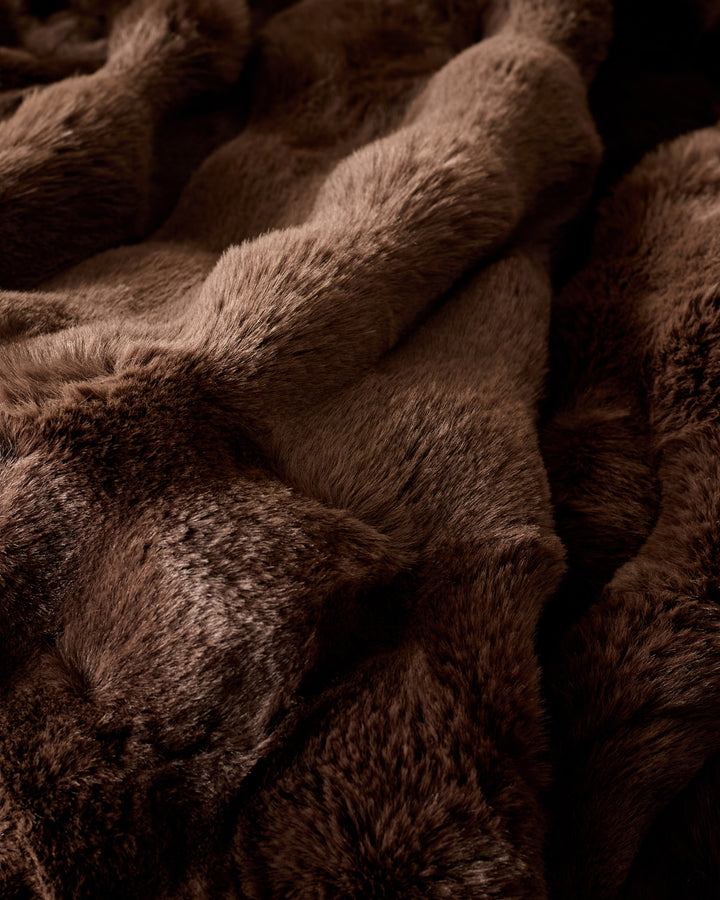Nova chocolate large throw