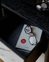 Orlan natural ceramic bedside table