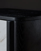 Orlan natural ceramic bedside table