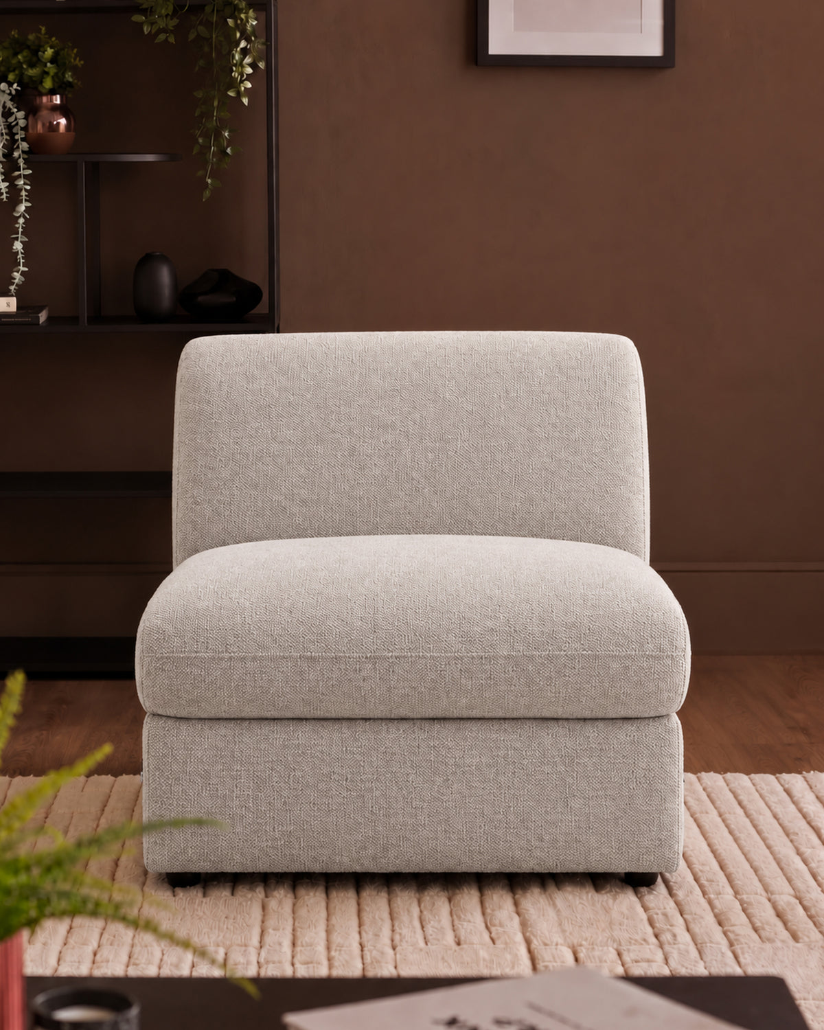 Ottilie natural fabric sofa module