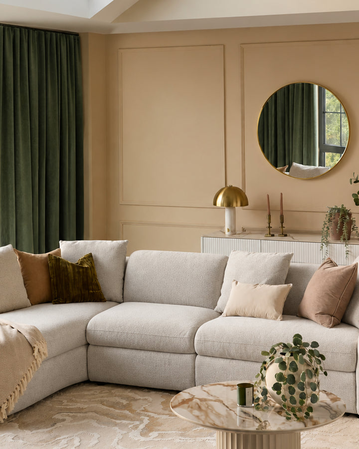Ottilie natural fabric sofa module