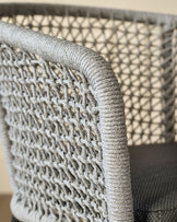 Ramiro dark grey garden dining chair