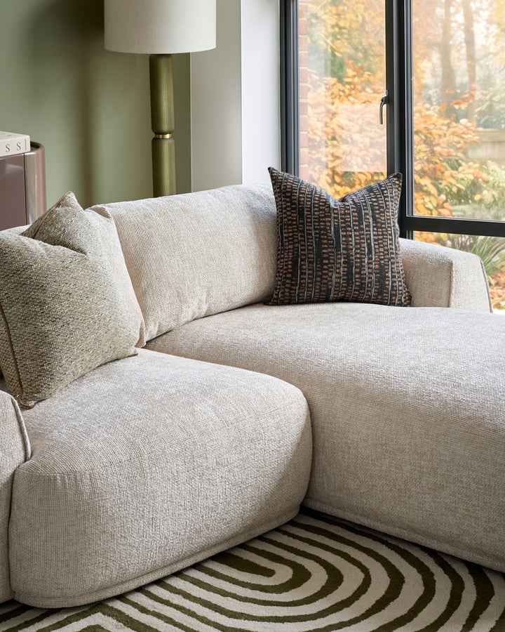 Renato natural chunky weave sofa module