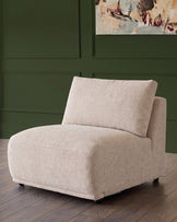 Renato natural chunky weave sofa module