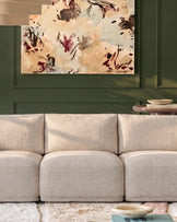 Renato natural chunky weave sofa module