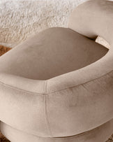 Rhett natural fabric accent chair