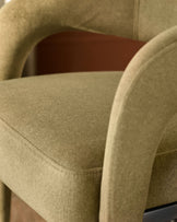 Rhett olive green fabric dining chair