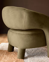Rhett pistachio green fabric accent chair