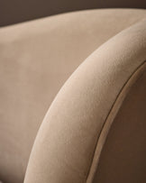 Rhiannon champagne velvet king size ottoman storage bed