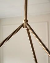 Riley olive green glass 8 bulb pendant light