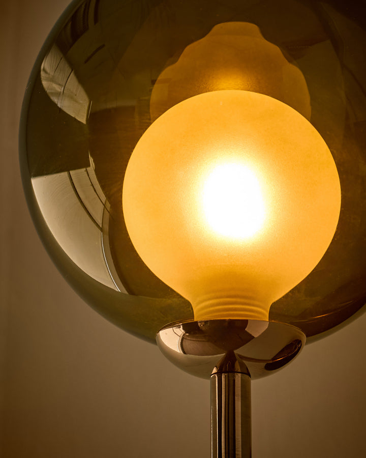 Riley olive green glass wall light