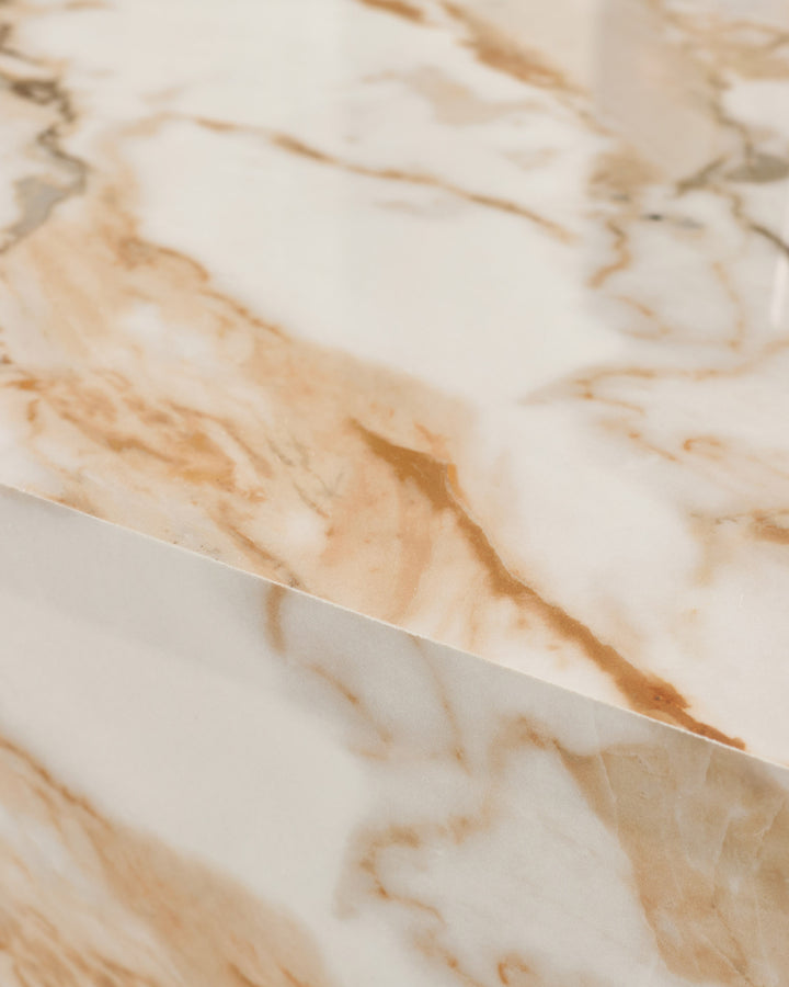 Russo natural gloss ceramic coffee table