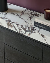 Russo white calacatta sideboard