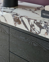 Russo white calacatta sideboard