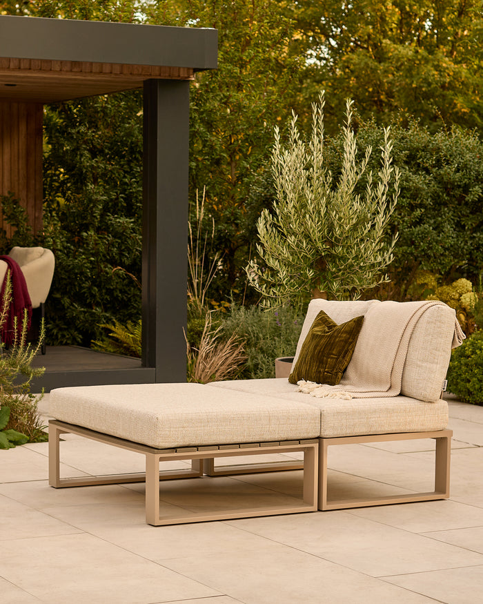 Savannah natural garden daybed set