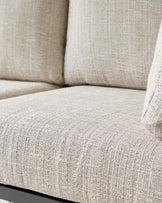 Savannah black garden large corner bench