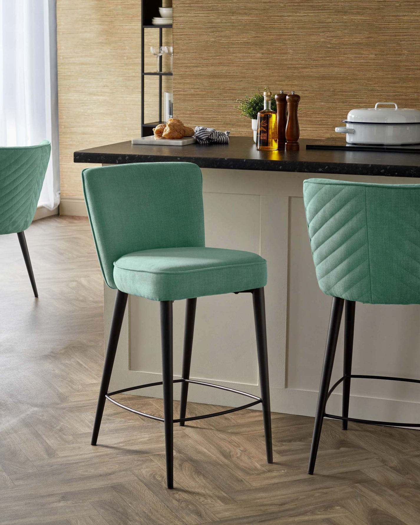 Sage Green Bar Stools