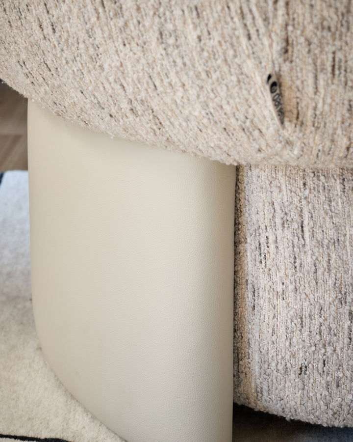 Silvi cream boucle accent chair