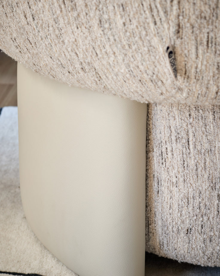 Silvi cream boucle accent chair