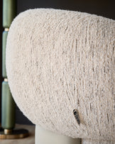 Silvi cream boucle accent chair