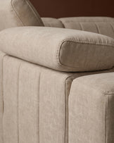 Skye champagne chenille large corner sofa