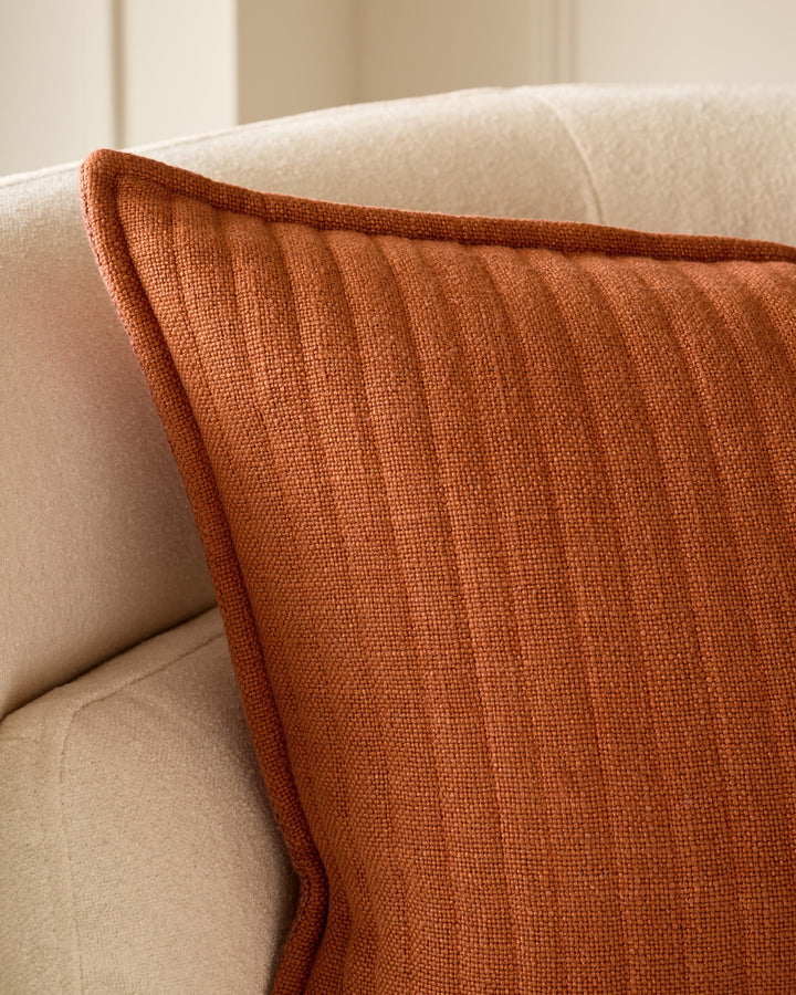 Sloane rust medium cushion