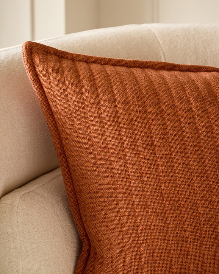 Sloane rust medium cushion