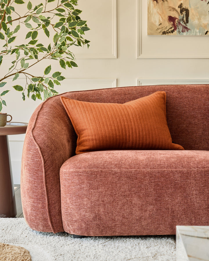 Sloane rust medium cushion