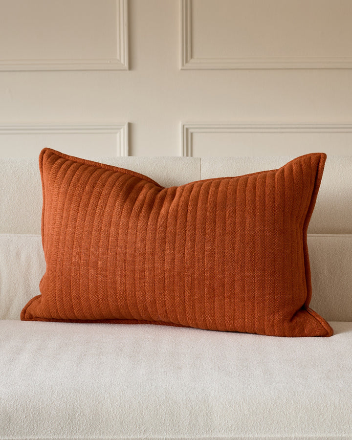 Sloane rust medium cushion
