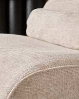 Sofia natural fabric 2 seater sofa