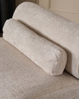 Sofia natural fabric 2 seater sofa