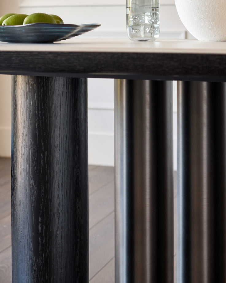 Stassi natural ceramic 8 seater dining table