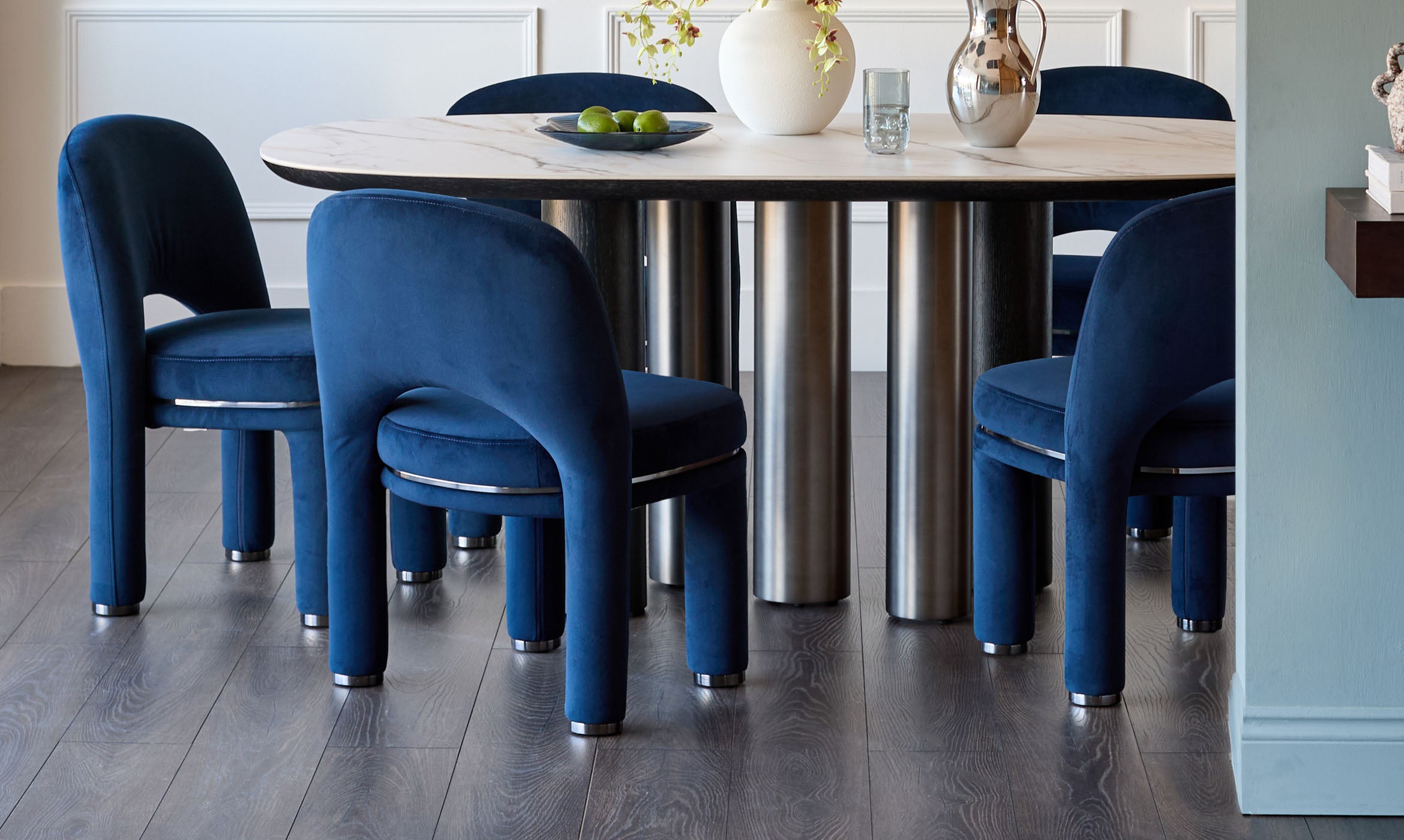 Stassi natural ceramic 8 seater dining table