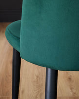 Trinny Dark Green Velvet Dining Chair