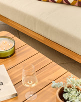 Tuscany natural acacia wood garden coffee table