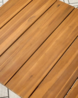 Tuscany natural acacia wood garden coffee table