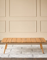 Tuscany natural acacia wood garden coffee table