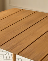 Tuscany natural teak wood garden 6 seater dining table