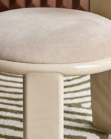 Valerie champagne velvet dining chair