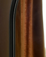 Yannis black arch wall mirror