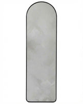 Yannis black arch wall mirror