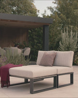 Savannah black garden daybed set