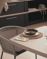 Ramiro dark grey garden dining chair